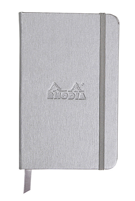 Rhodia Webnotebook - Small - Silver - Dotted
